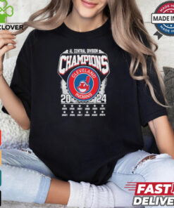 Cleveland Indians AL Central Division Champions 2024 Cleveland Guardians T Shirt