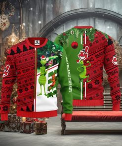 Cleveland Indians Grinch & Scooby doo Christmas Ugly Sweater 1