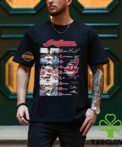 Cleveland Indians Logo Team Signature Unisex T Shirt