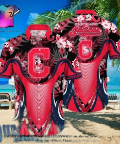 Cleveland Indians MLB Flower 3D Hawaiian Shirt