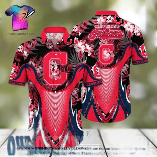Cleveland Indians MLB Flower 3D Hawaiian Shirt