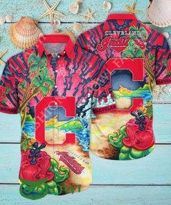 Cleveland Indians MLB Hawaiian Shirt Mosquito Bitestime Aloha Shirt