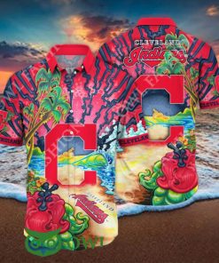 Cleveland Indians MLB Hawaiian Shirt Mosquito Bitestime Aloha Shirt