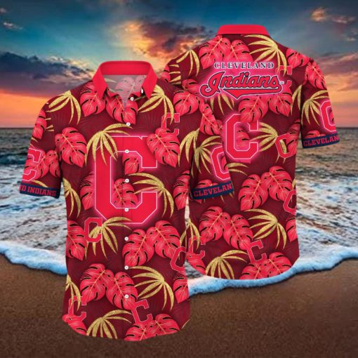 Cleveland Indians MLB Hawaiian Shirt Sunning Aloha Shirt