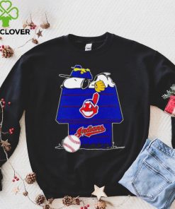 Cleveland Indians Snoopy And Woodstock The Peanuts Baseball shirt