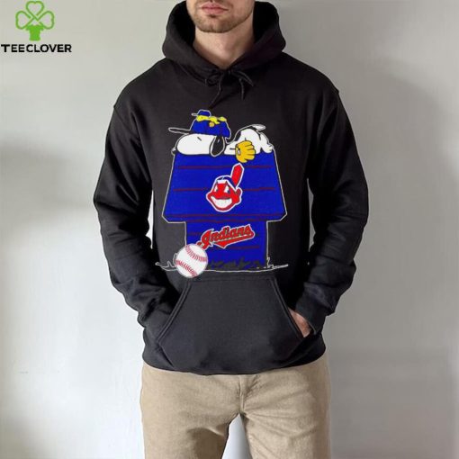 Cleveland Indians Snoopy And Woodstock The Peanuts Baseball shirt