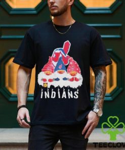 Cleveland Indians football team logo Gnomies Merry Christmas shirt