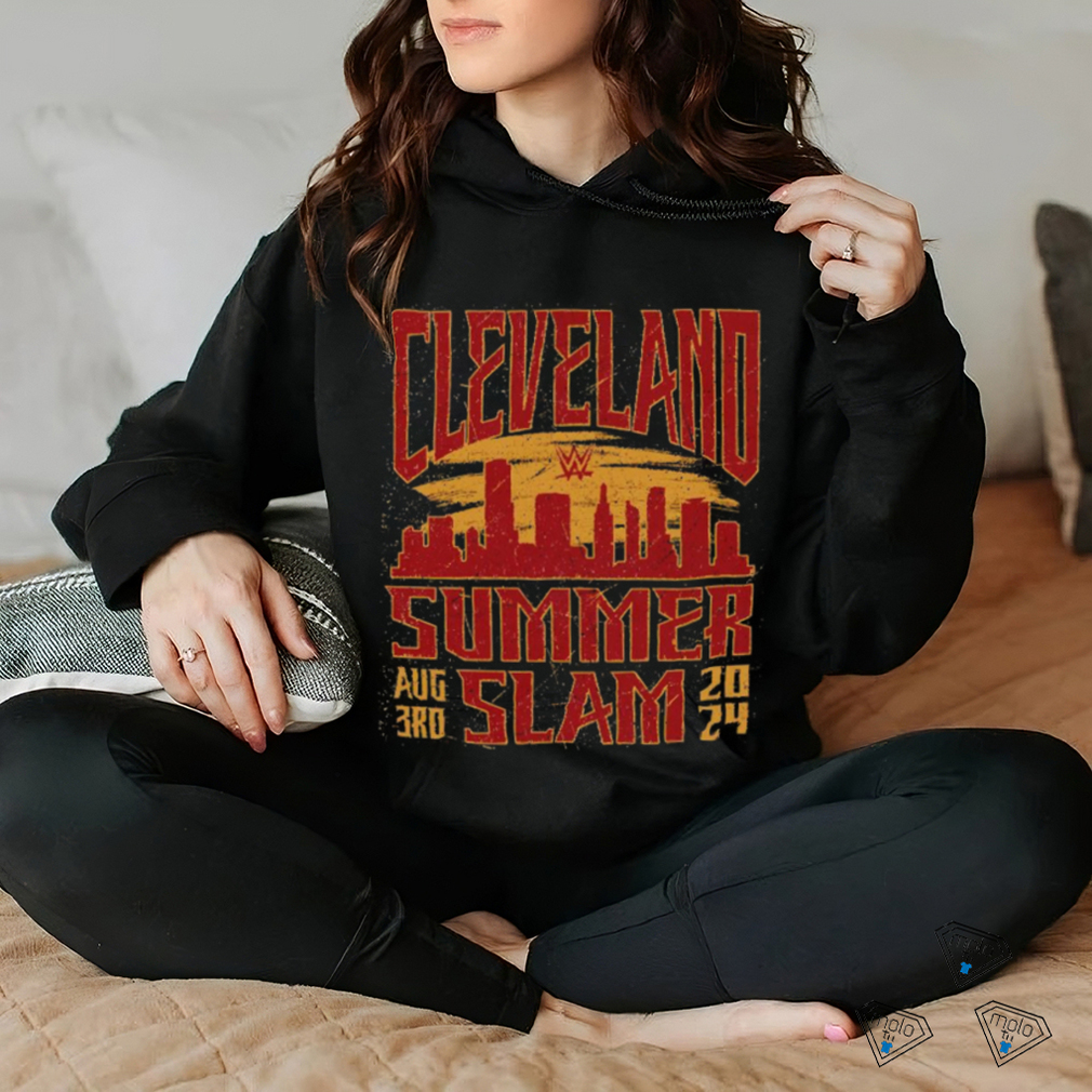 Cleveland SummerSlam 2024 sportiqe sunset shirt Cleveland SummerSlam 2024 sportiqe sunset shirt