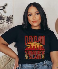 Cleveland SummerSlam 2024 sportiqe sunset shirt 2 Cleveland SummerSlam 2024 sportiqe sunset shirt