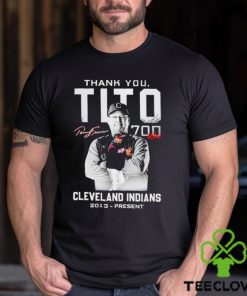 Cleveland Thank You Tito 700 Wins Shirt