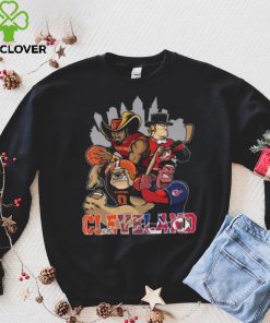 Cleveland browns cleveland cavaliers cleveland barons cleveland guardians all mascot hoodie, sweater, longsleeve, shirt v-neck, t-shirt