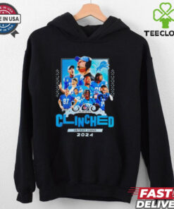 Clinched Detroit Lions 2024 NFL Playoffs shirt
