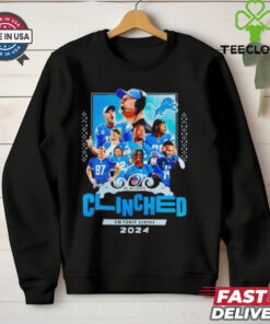 Clinched Detroit Lions 2024 NFL Playoffs shirt