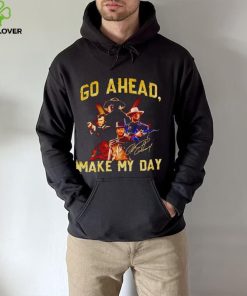 Clint Eastwood go ahead make my day shirt