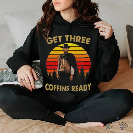 Clint eastwood get three coffins ready 2 vintage shirt