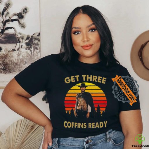Clint eastwood get three coffins ready 2 vintage shirt