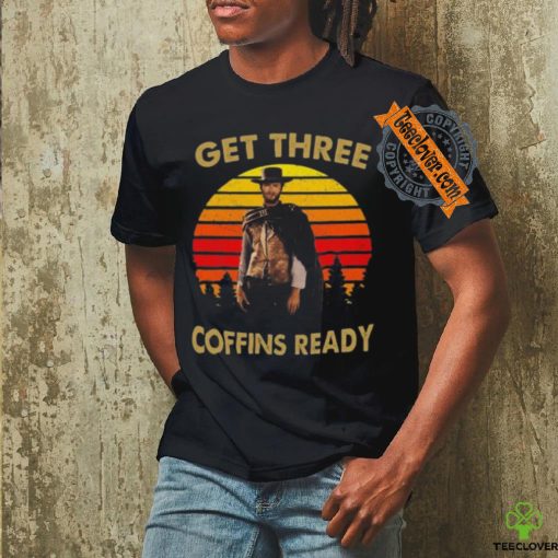 Clint eastwood get three coffins ready 2 vintage shirt