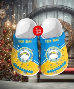 Clog Shoes NFL Football Los Angeles Chargers Personalized Crocs