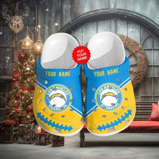 Clog Shoes NFL Football Los Angeles Chargers Personalized Crocs