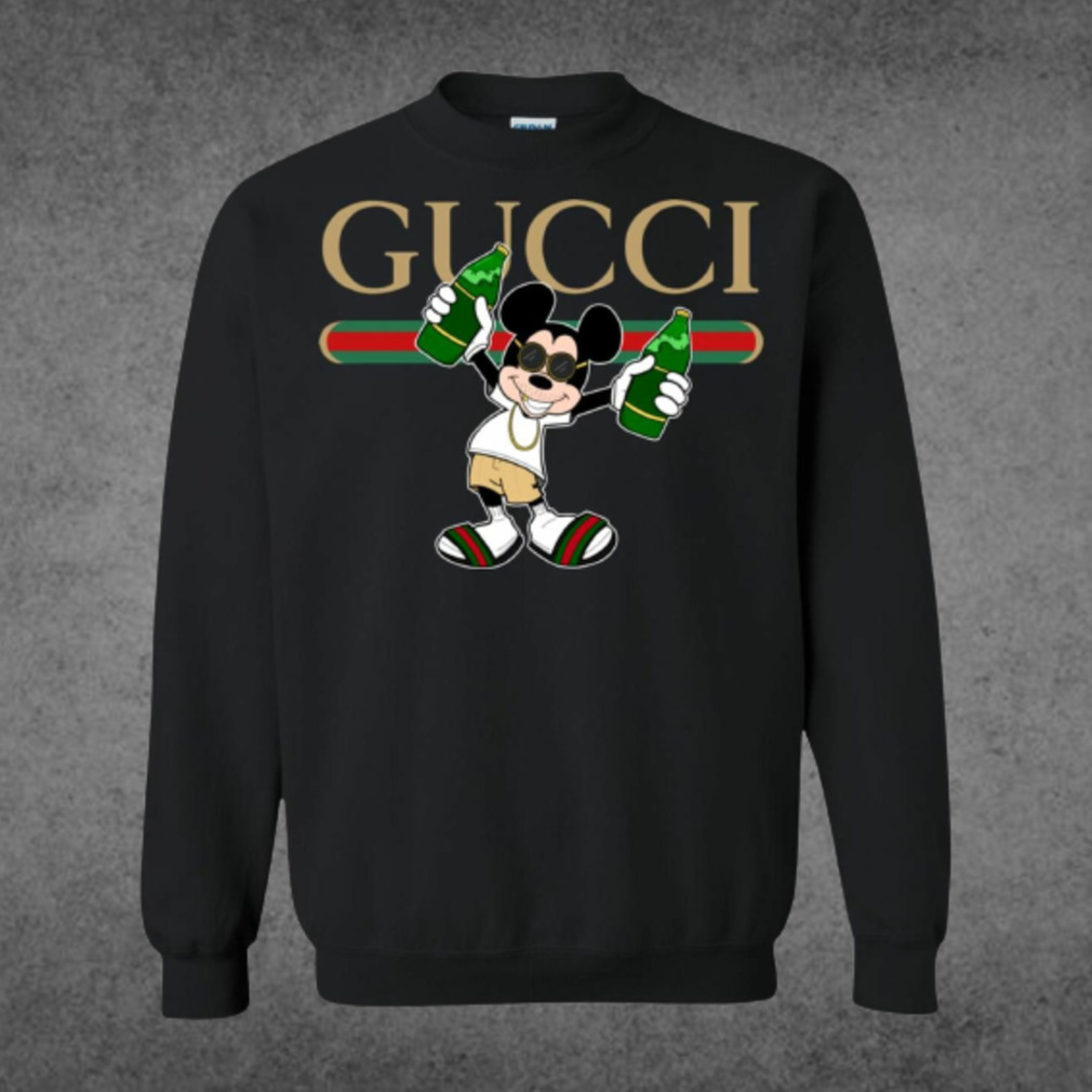 Clothing Gucci Stripe Mickey Pullover Sweatshirt