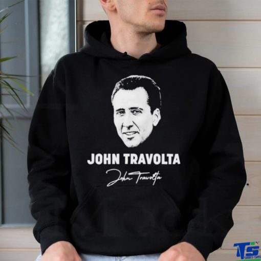Clothing John Travolta Nicolas Cage Face Off Mashup Shirt