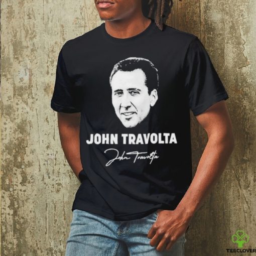 Clothing John Travolta Nicolas Cage Face Off Mashup Shirt