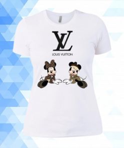 Clothing Louis Vuitton Mickey And Minnie Women's T-Shirt