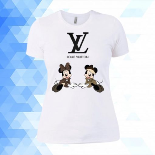 Clothing Louis Vuitton Mickey And Minnie Women’s T-Shirt