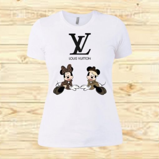 Clothing Louis Vuitton Mickey And Minnie Women’s T-Shirt