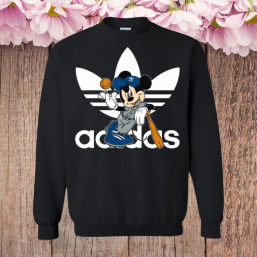 Clothing Mickey Mouse Adidas Baseball Pullover Sweathoodie, sweater, longsleeve, shirt v-neck, t-shirt