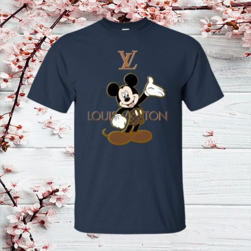 Clothing Mickey Mouse Louis Vuitton Logo T-Shirts