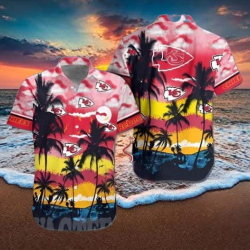 Cloud Beach Coconut Custom Kansas City Chiefs Gift Full Printed Hawaiian Shirt