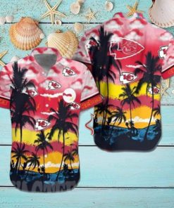 Cloud Beach Coconut Custom Kansas City Chiefs Gift Full Printed Hawaiian Shirt