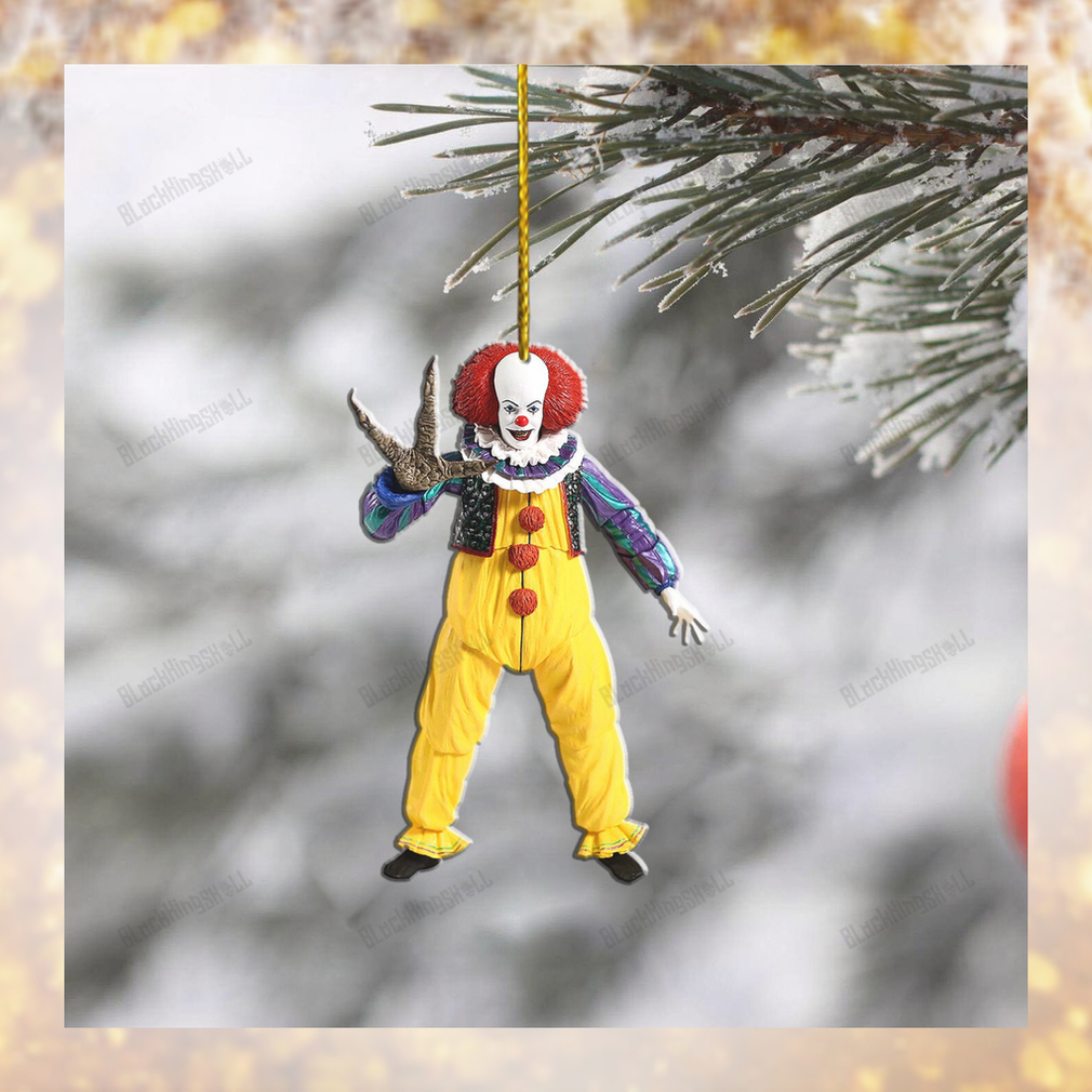 Clown With Monster Hands Horror Ornament