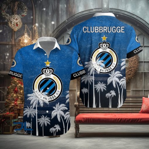 Club Brugge KV Palm Tree Hawaiian Shirt