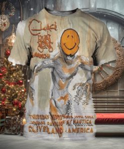 Clutch Exclusive Poster For Show In Cleveland With Rival Sons And Fu Manchu At Jacobs Pavilion At Nautica On September 19 2024 All Over Print Shirt