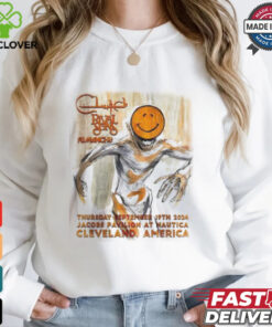 Clutch Exclusive Poster For Show In Cleveland With Rival Sons And Fu Manchu At Jacobs Pavilion At Nautica On September 19 2024 Classic T Shirt