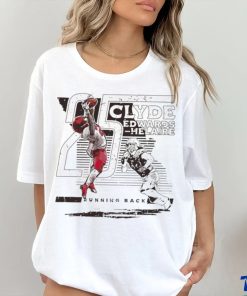 Clyde Edwards Helaire 25 Kansas City Chiefs TD Catch Running back football player silhouette pose shirt