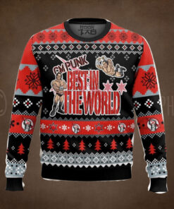 Cm Punk Wwe Ugly Sweater