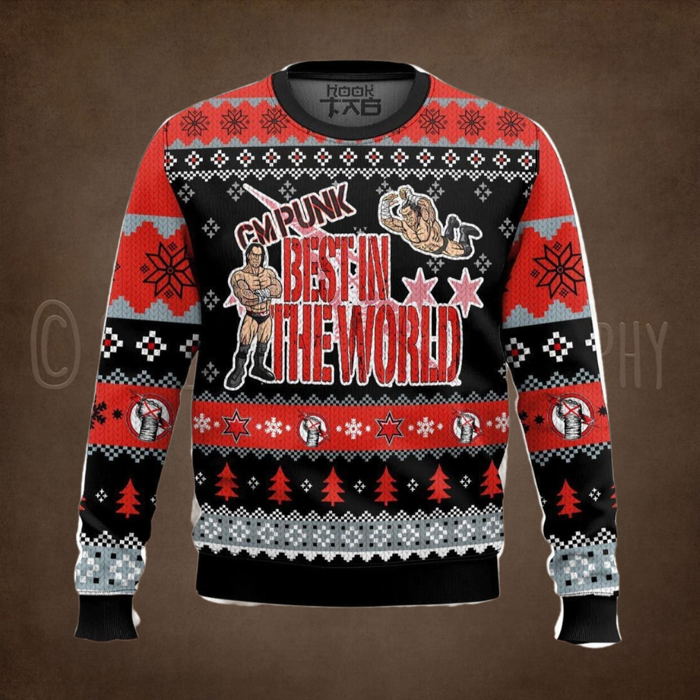 Cm Punk Wwe Ugly Sweater Cm Punk Wwe Ugly Sweater