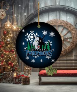 Minnesota Timberwolves NBA Custom Namer 2023 Holiday Chritmas Decorations Ornament