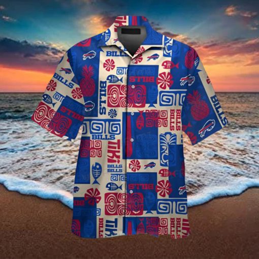 Buffalo Bills Hawaiian Shirt Fish Pineapple Flower Buffalo Bills Gift