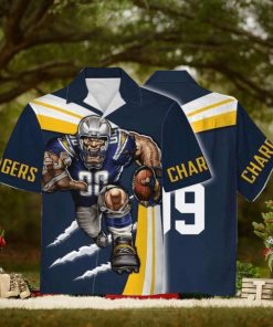 Personalized Unisex Hawaiian Shirt Los Angeles Chargers Football Team 3D Apparel For Men Women