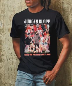 Coach Jurgen Klopp 8 Season At Liverpool 2015 2024 Thank You For Your Legacy, Boss Shirt