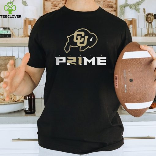 Coach Prime Black Gold T shirt for Colorado Buffs Fans