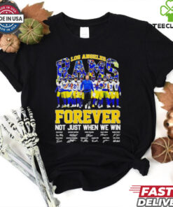 Coach Sean McVay and Players Los Angeles Rams Forever Not Just When We Win Signatures shirt