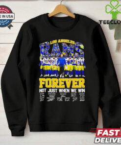 Coach Sean McVay and Players Los Angeles Rams Forever Not Just When We Win Signatures shirt