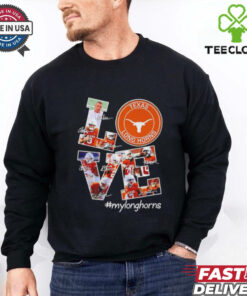 Coach Steve Sarkisian and Players Texas Longhorn #Mylonghorns Signatures shirt