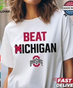 Coach Urban Meyer Wearing Beat Michigan Ohio State T Shirts