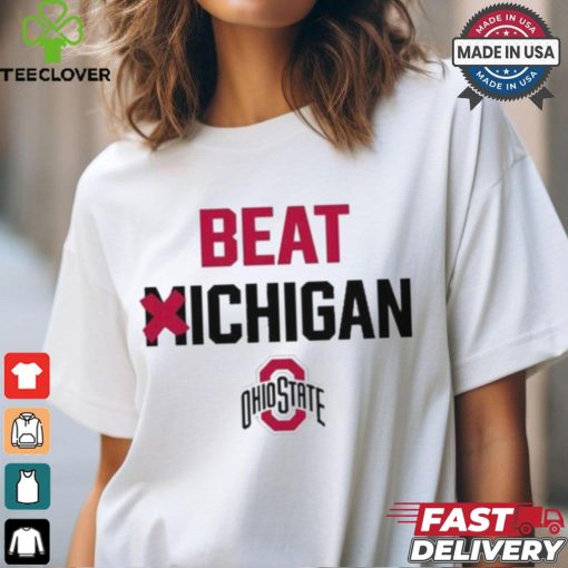 Coach Urban Meyer Wearing Beat Michigan Ohio State T Shirts